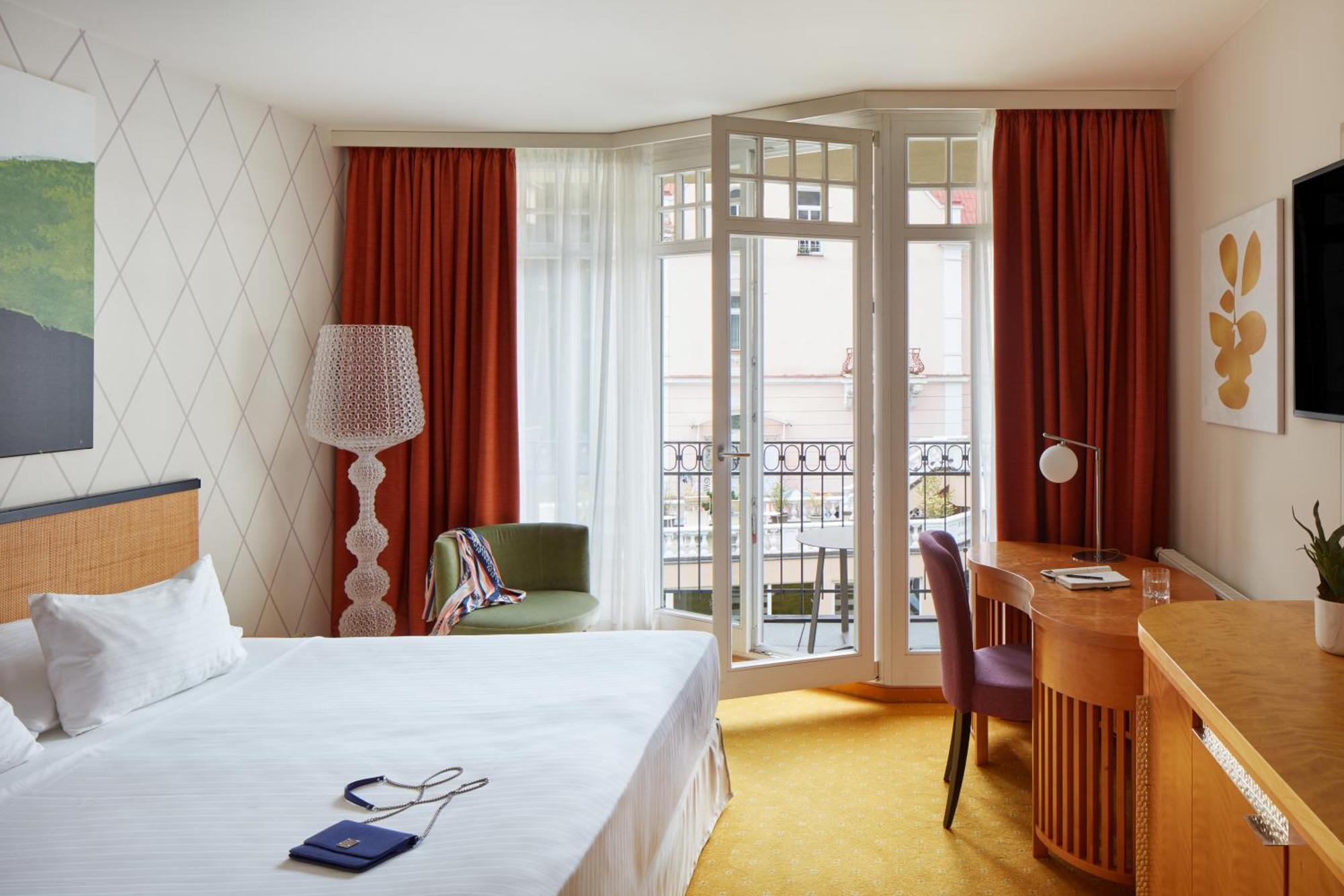 Falkensteiner Spa Resort マリアーンスケー・ラーズニェ 部屋 写真 A room at the Hotel Axelmannstein