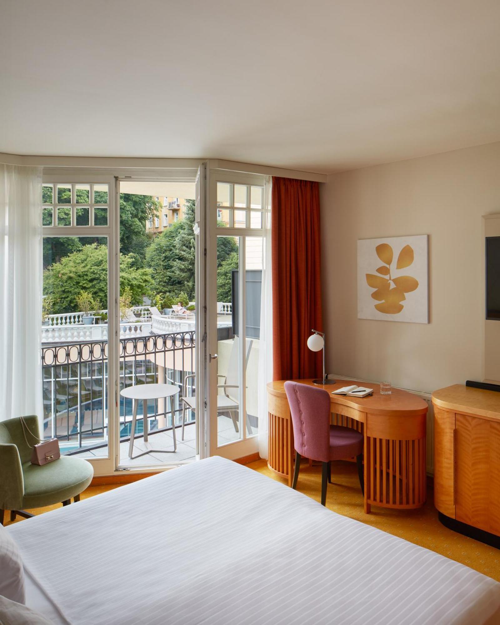Falkensteiner Spa Resort マリアーンスケー・ラーズニェ 部屋 写真 A room at the Hotel de l'Europe